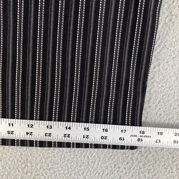 Mixxed26 Womens Skirt Black & White Pinstripe Pencil Straight Stretch Size XL - Picture 10 of 10